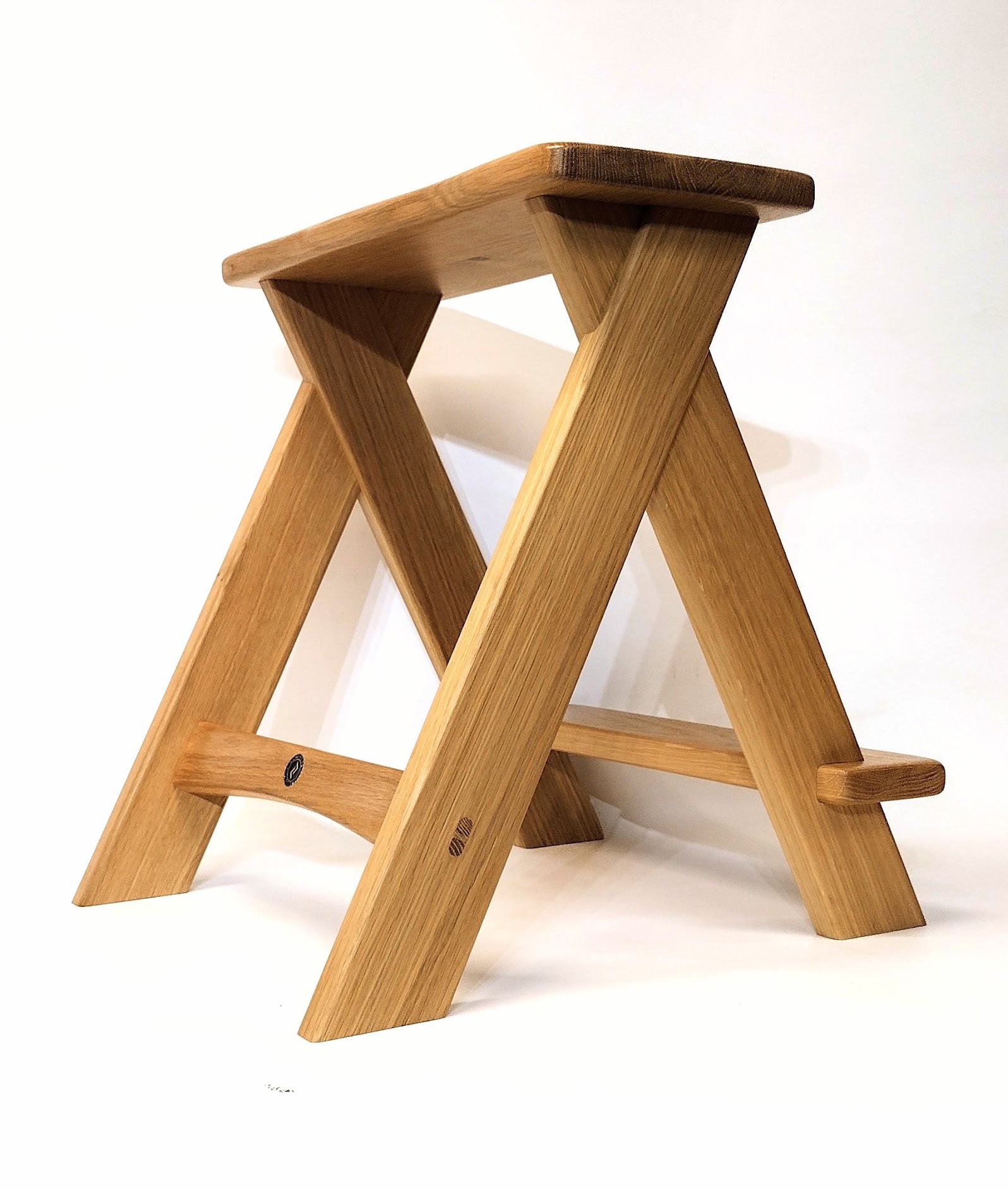 Sowelo Solid Oak Step Stool - Image 11