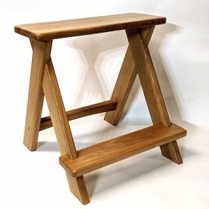 Sowelo Solid Oak Step Stool