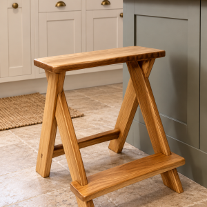 Solid wood Sowelo step stool finished with Osmo Polyx-Oil