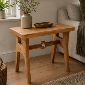 Turaz Solid Oak Side Table